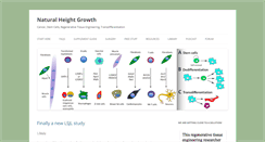 Desktop Screenshot of naturalheightgrowth.com