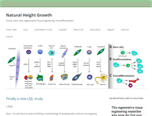 Tablet Screenshot of naturalheightgrowth.com